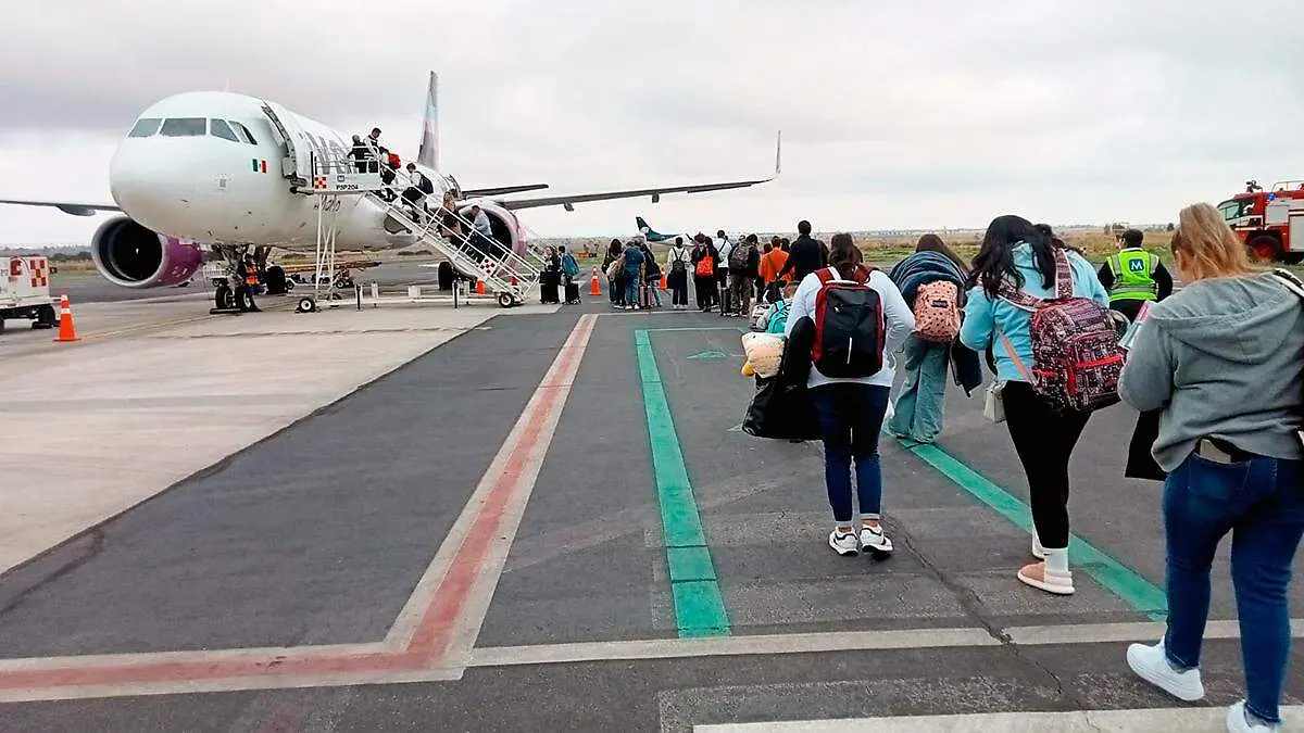 Vuelo Zacatecas-Oakland