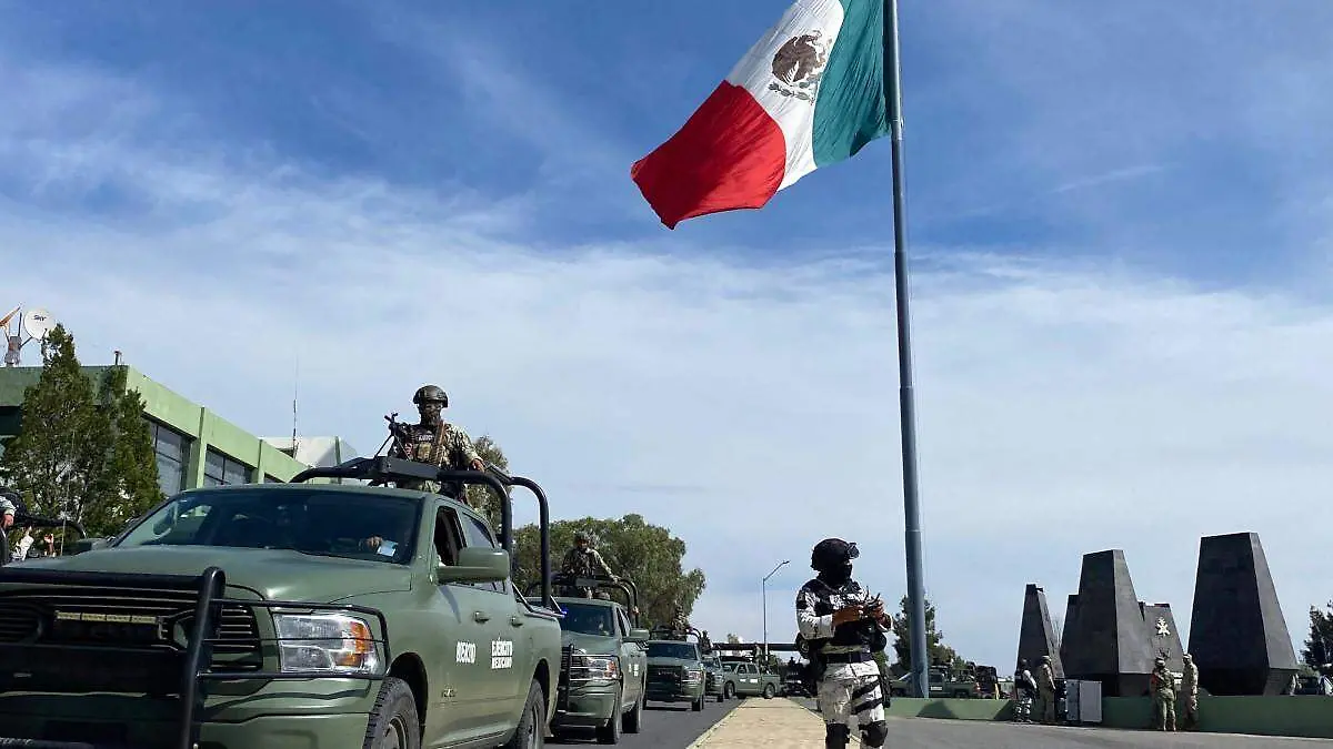 Arribo de militares a Zacatecas