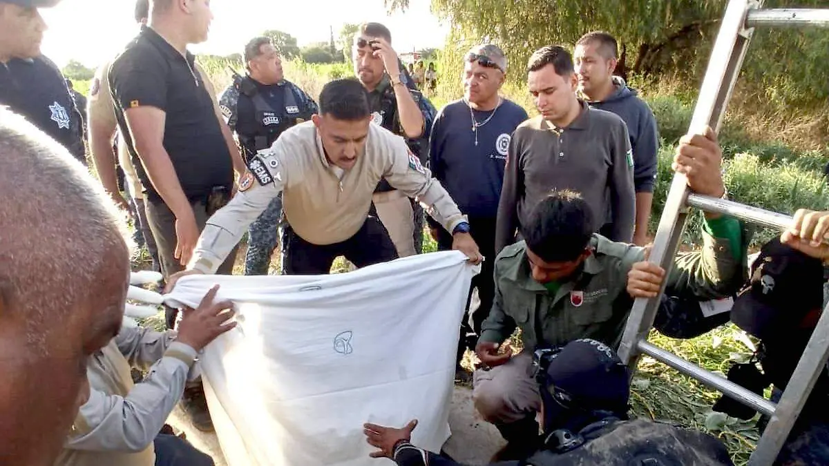 Rescate de cuerpo de niña