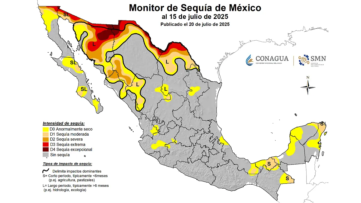 Infografía monitor de sequía 150725