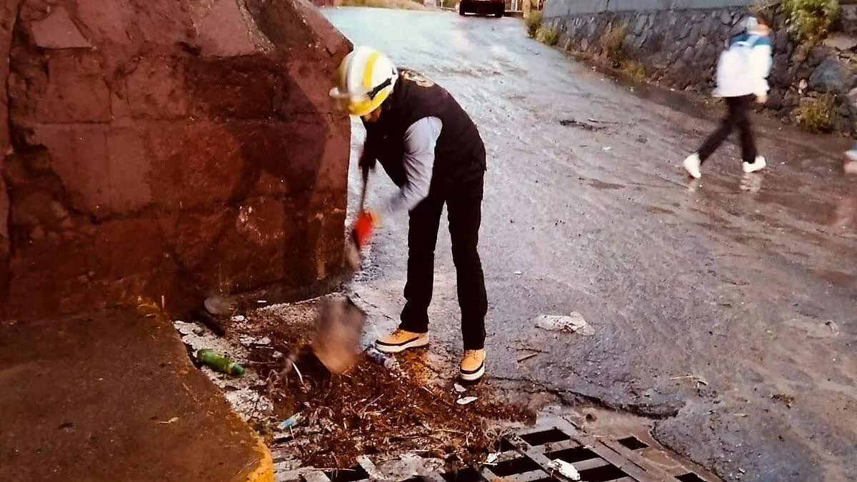 Atención a lluvias y encharcamientos en Zacatecas