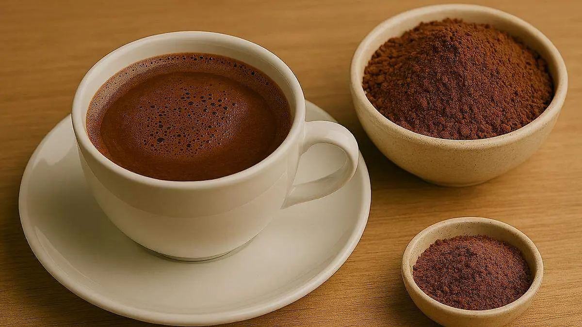 Taza con chocolate