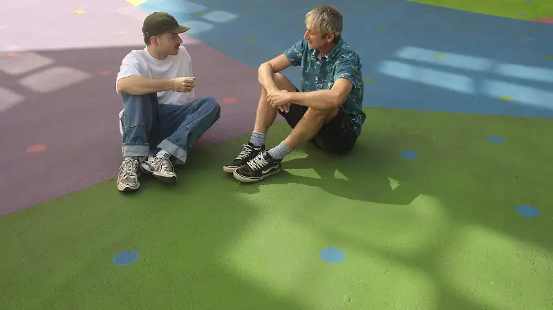 Un museo en Austria pinta el asfalto para enfrentar el calor