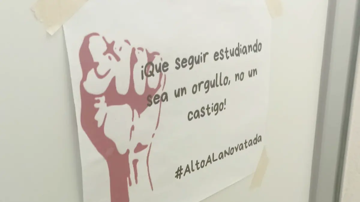 Volantes de rechazo las novatadas