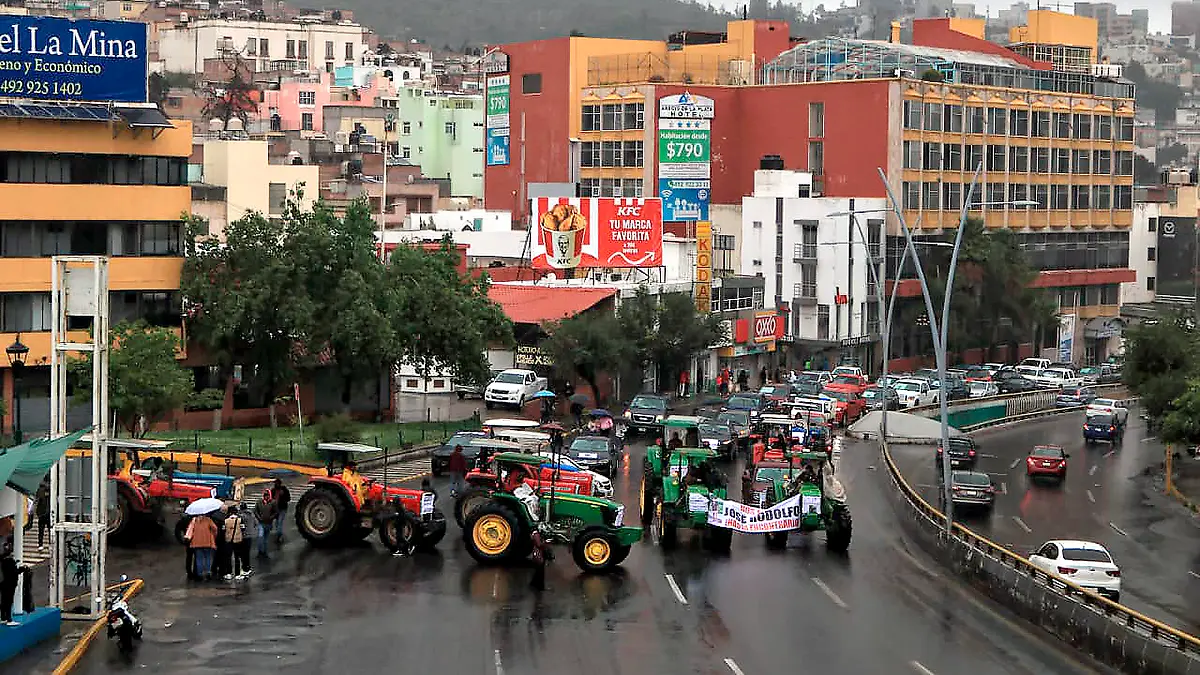 Protesta por agricultor desaparecido