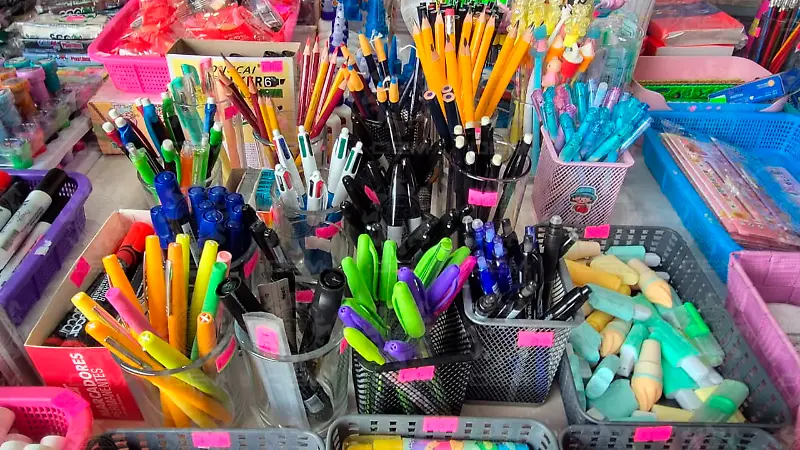 Compra de útiles escolares