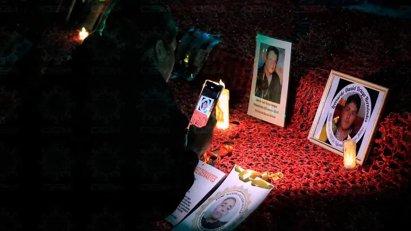 Velada por los desaparecidos en Zacatecas