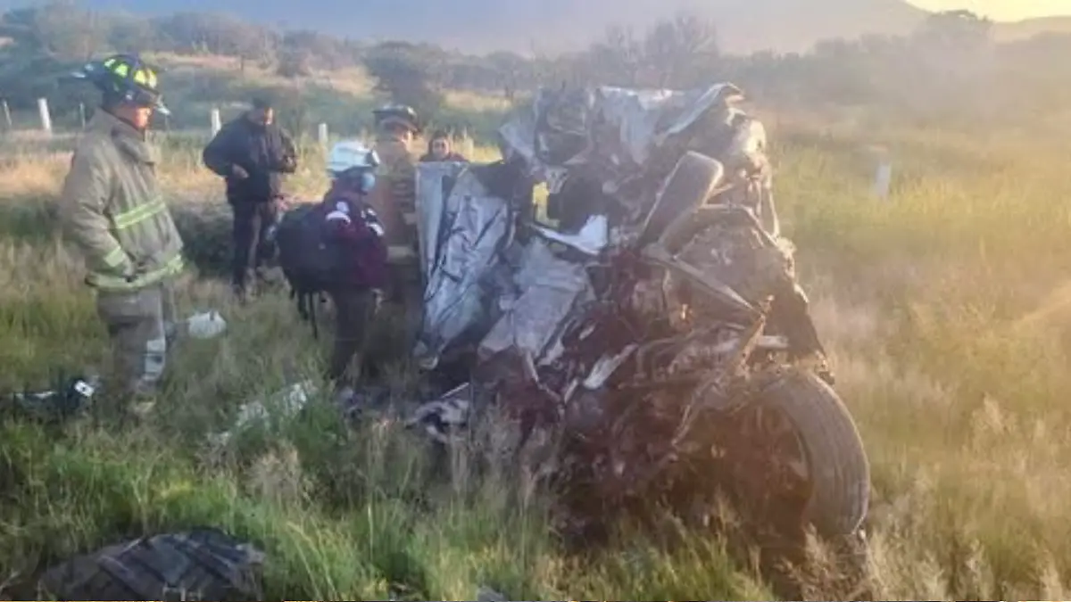 Accidente carretera Zacatecas Aguascalientes