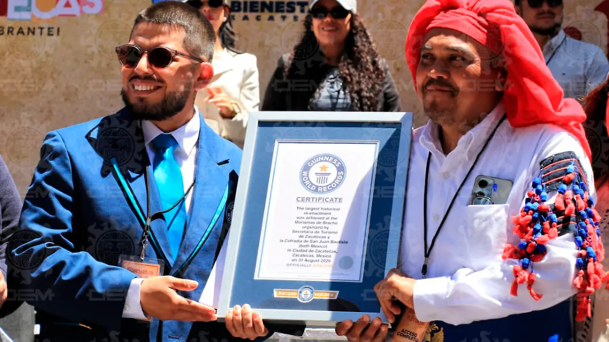 Morismas de Bracho récord Guinness