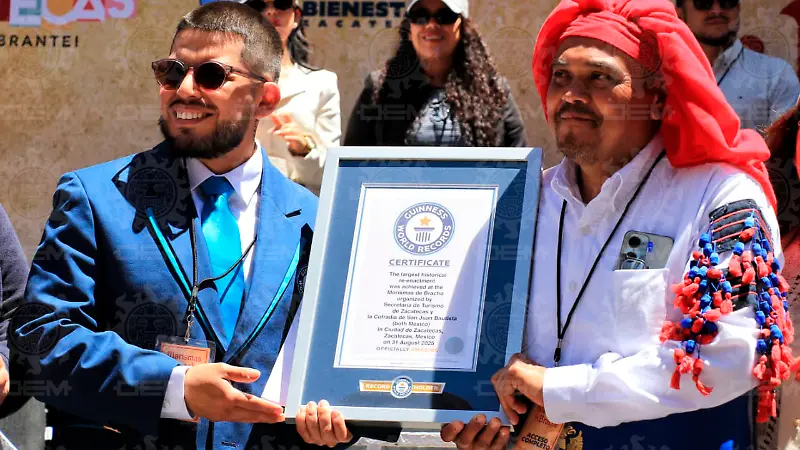 Morismas de Bracho récord Guinness