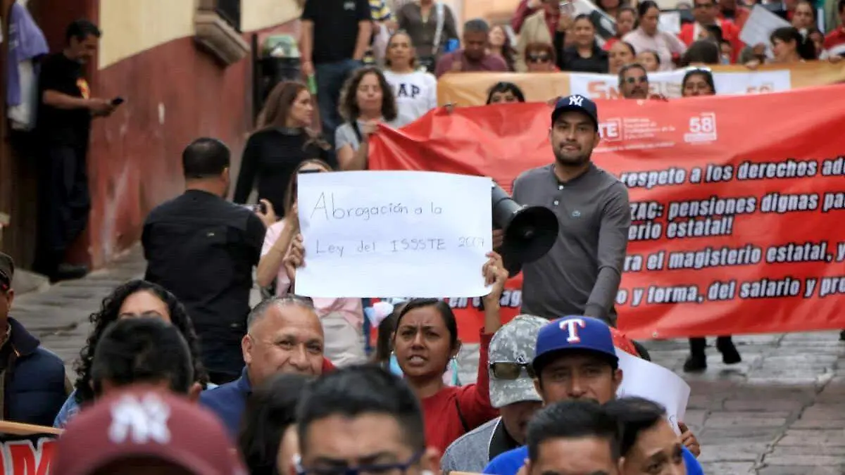Protesta de maestros