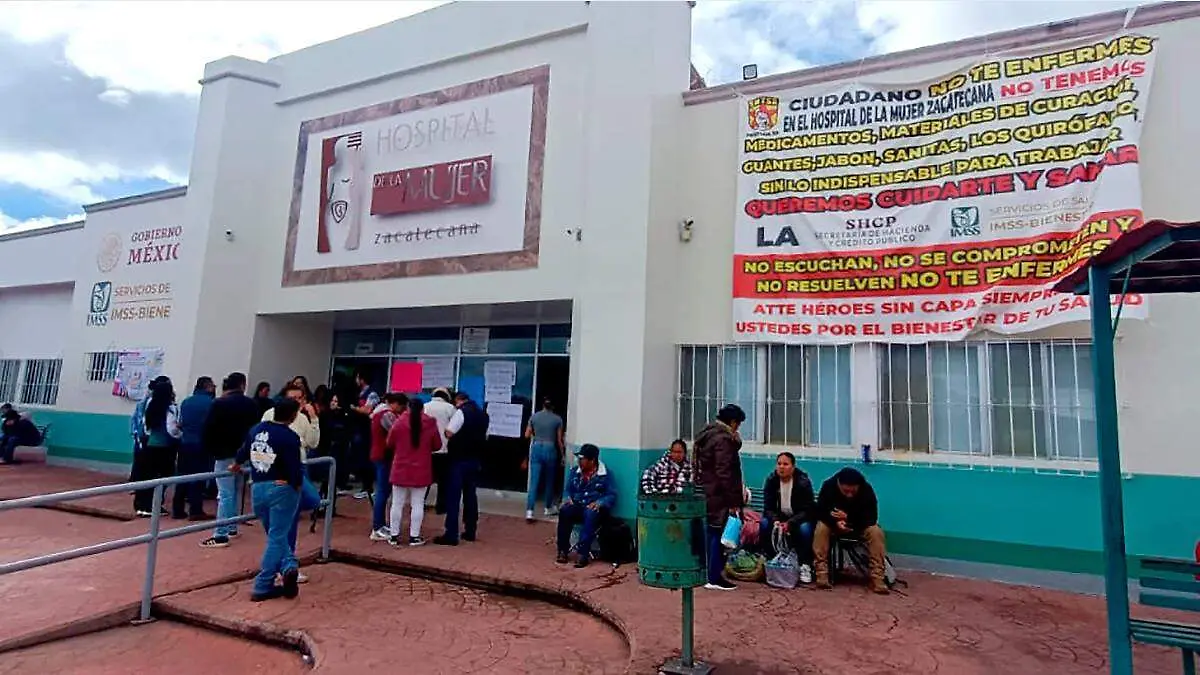 Protesta Hospital de la Mujer en Zacatecas