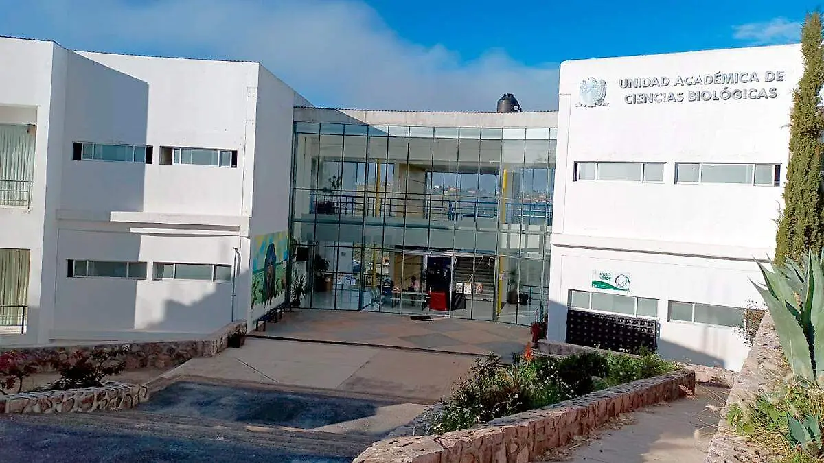 Protesta en la Unidad Académica de Ciencias Biológicas UAZ