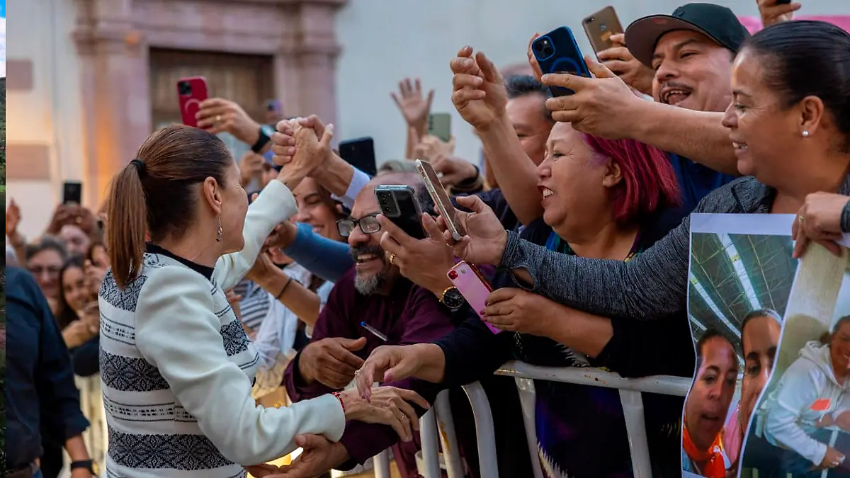 Claudia Sheinbaum en Zacatecas