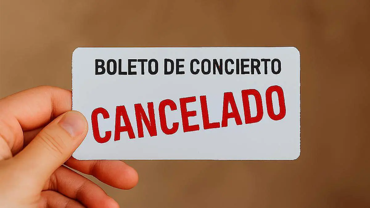 Boleto de concierto