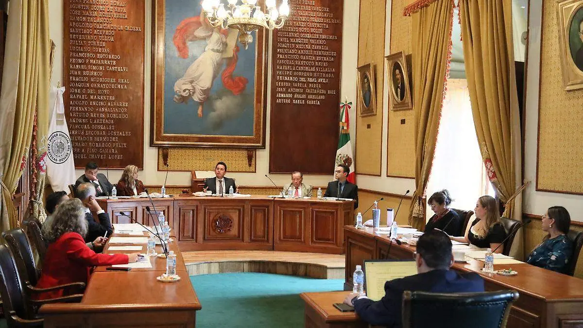 Sesión del Tribunal Superior de Justicia de Zacatecas