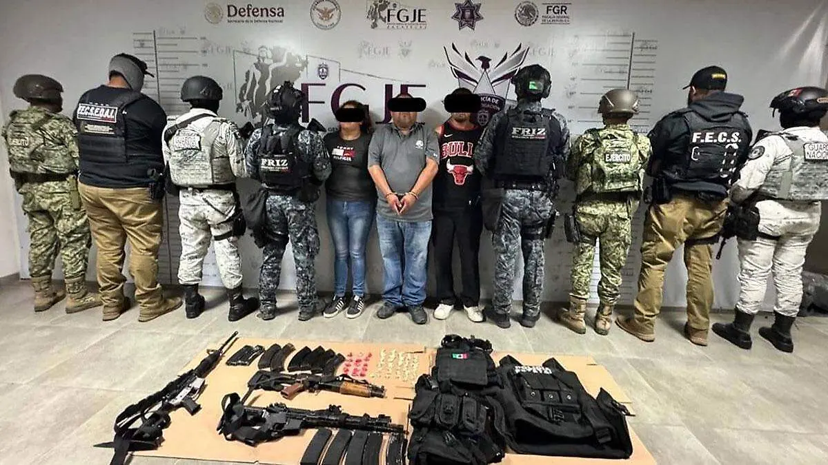 Detenidos en operativos en Tabasco, Zacatecas