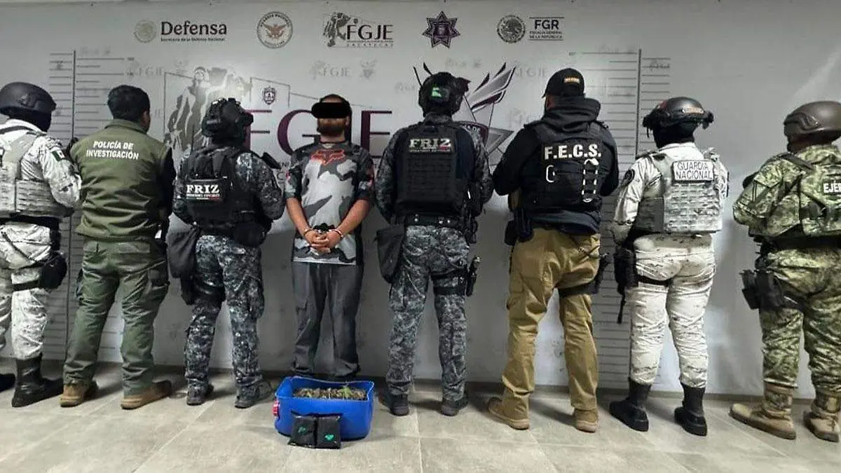 Detenido en operativos en Tabasco, Zacatecas