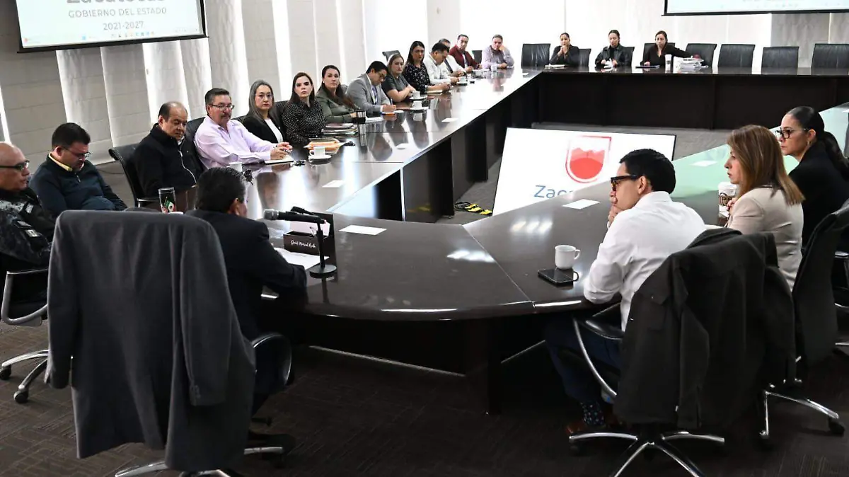 Reunión de gabinete gobernador de Zacatecas