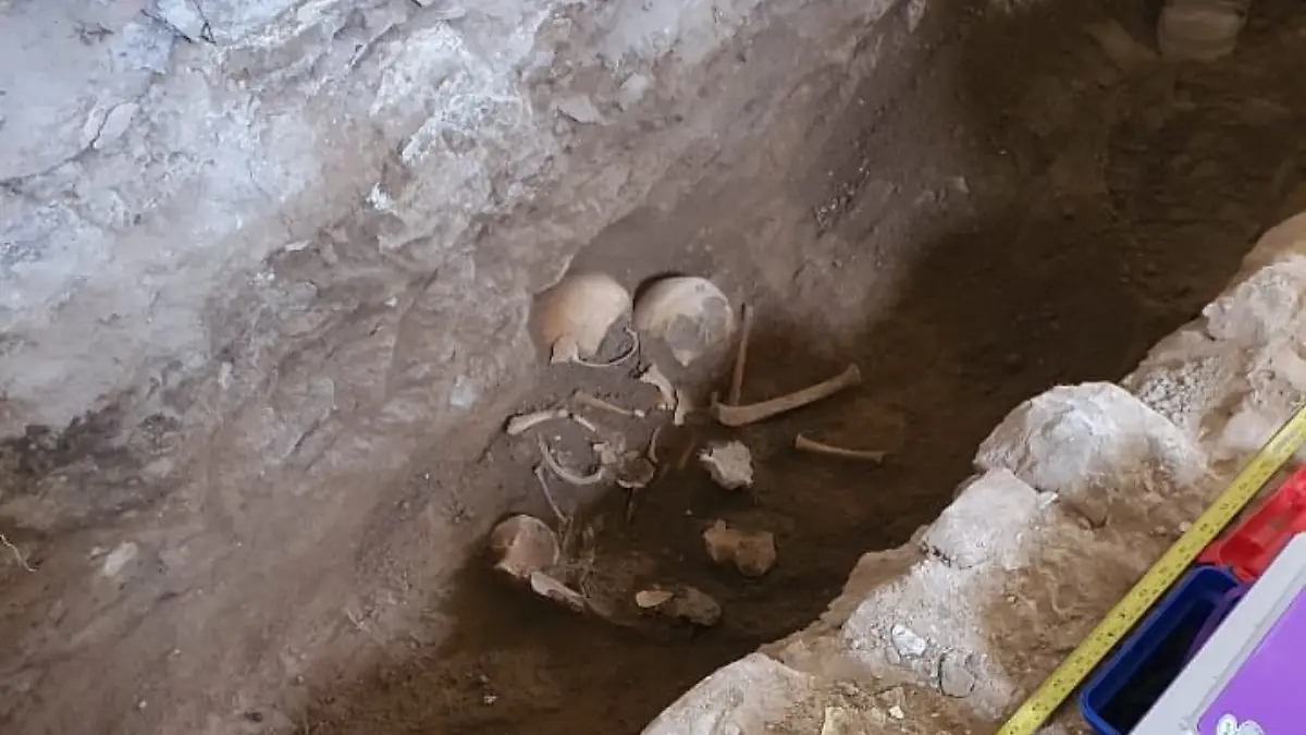 Restos oseos hallados en capilla de San Felipe, Río Grande