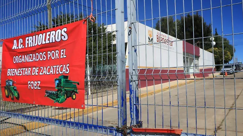 Protesta de productores de Frijol en Zacatecas