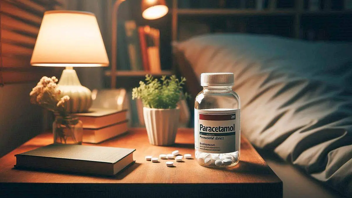 Frasco de Paracetamol