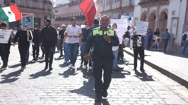 Marcha Generación Z en Zacatecas