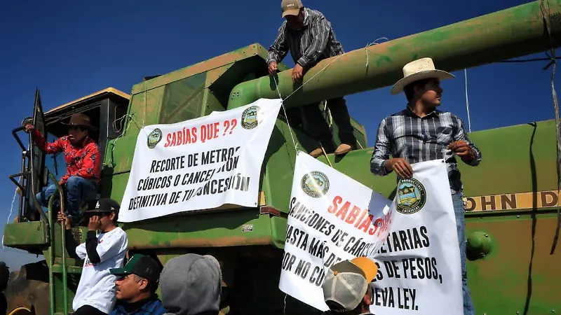 Zacatecas se suma a protesta nacional contra reforma de aguas