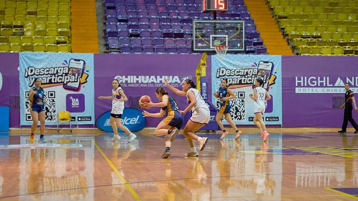 Partido de basquetbol Tuzas y Adelitas de Chihuahua