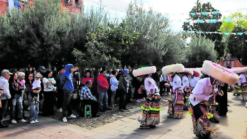 Celebración a la Virgen de Guadalupe en el convento franciscano