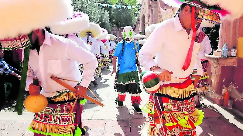 Celebración a la Virgen de Guadalupe en el convento franciscano