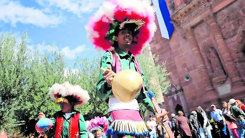 Celebración a la Virgen de Guadalupe en el convento franciscano. 