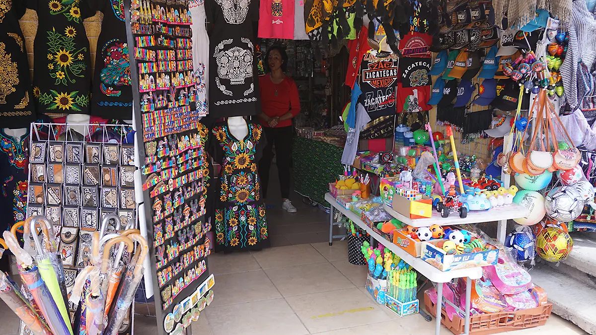 Comercio en la ciudad de Zacatecas
