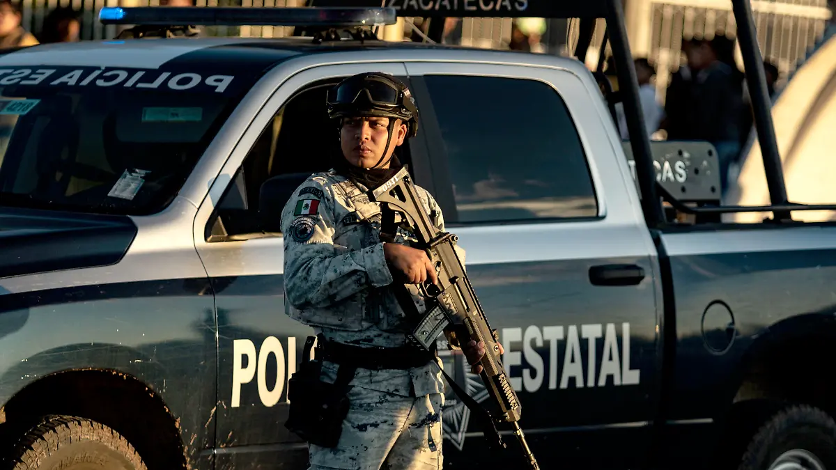 Elementos de la Policía Estatal