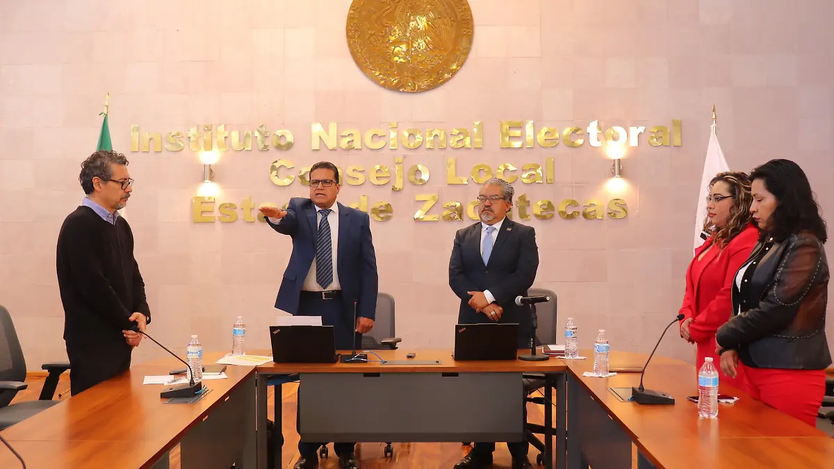 Toma de protesta encargado del INE en Zacatecas