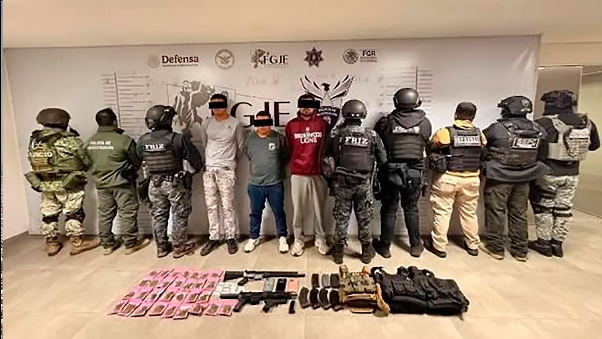 Detenidos en operativo en Fresnillo, Zacatecas