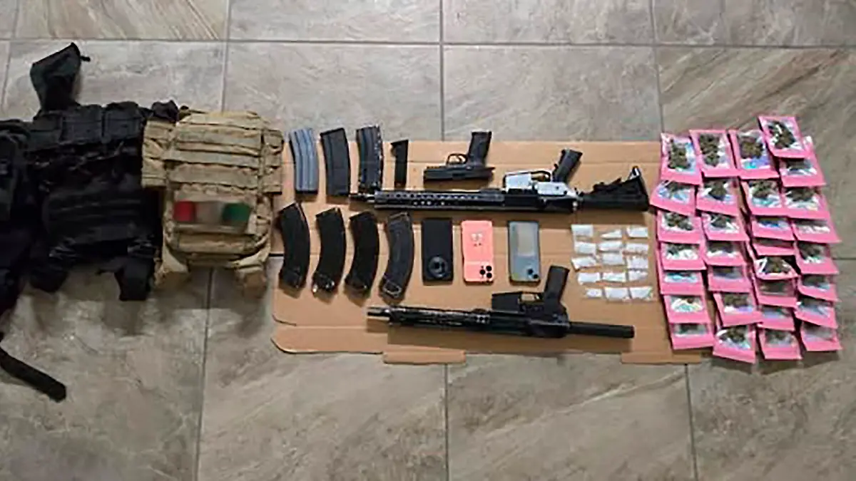 Aseguramiento durante operativo en Fresnillo, Zacatecas