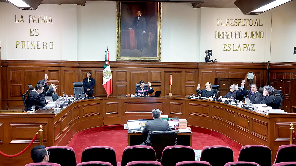 Sesión de la Suprema Corte de Justicia de la Nación