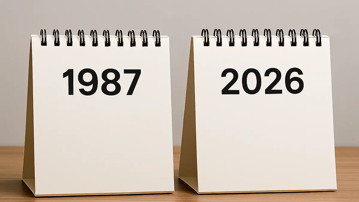 Calendarios sobre un escritorio