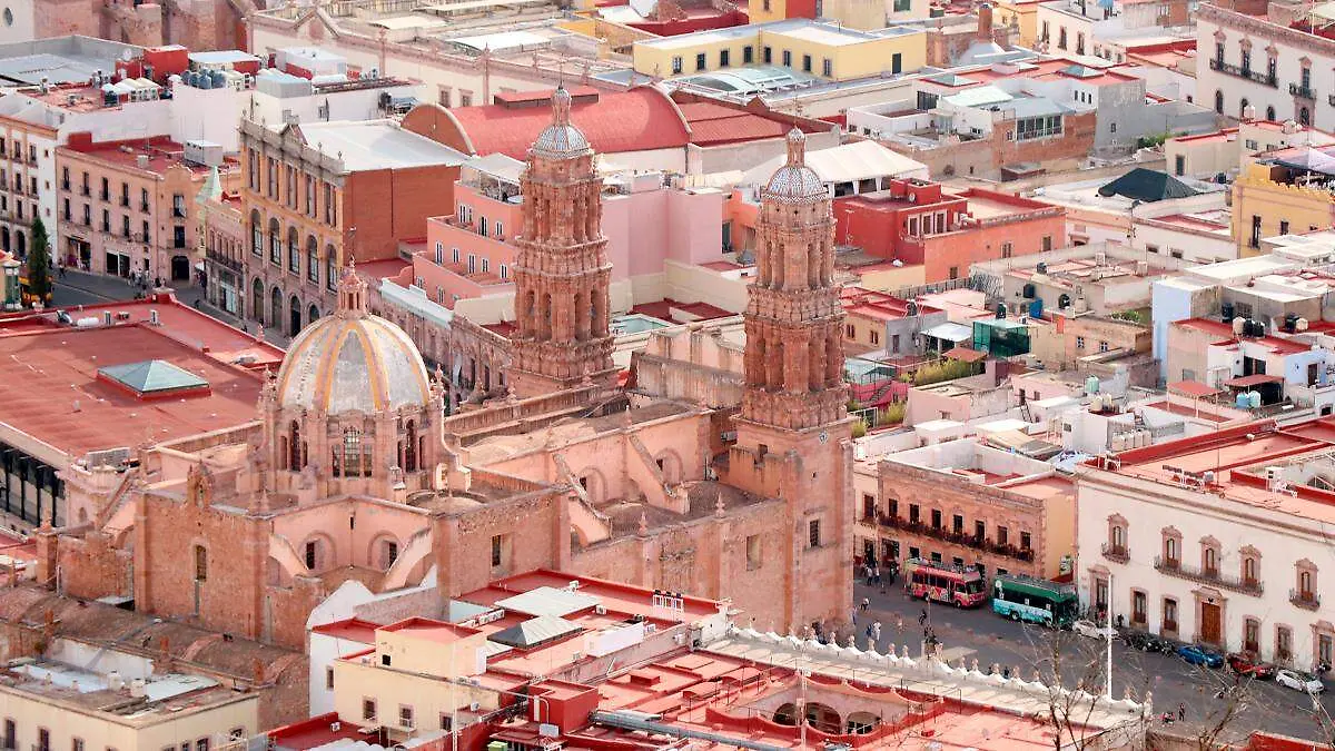 Panorámica del centro histórico de zacatecas