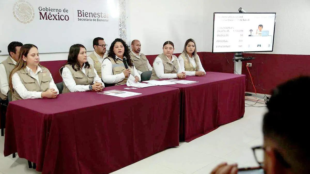 Conferencia de prensa Delegación Secretaría del Bienestar Zacatecas