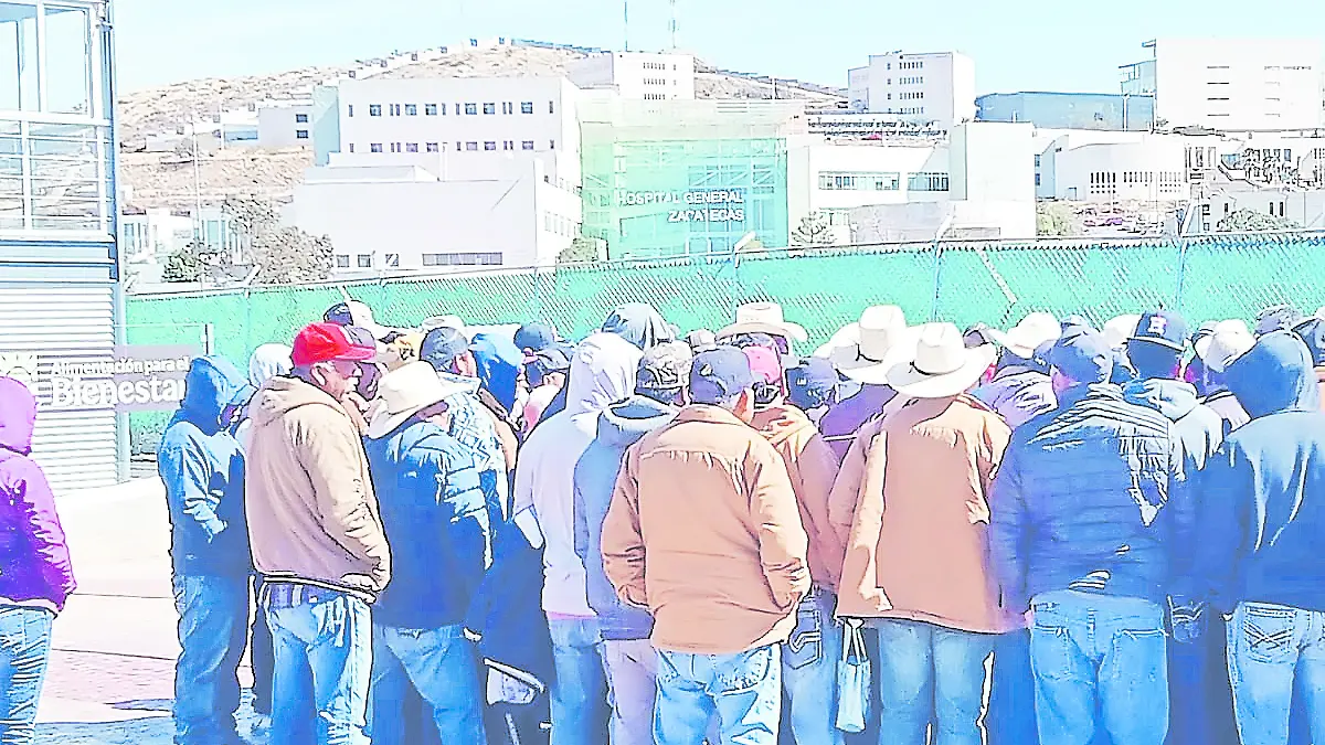 Protesta de productores de frijol