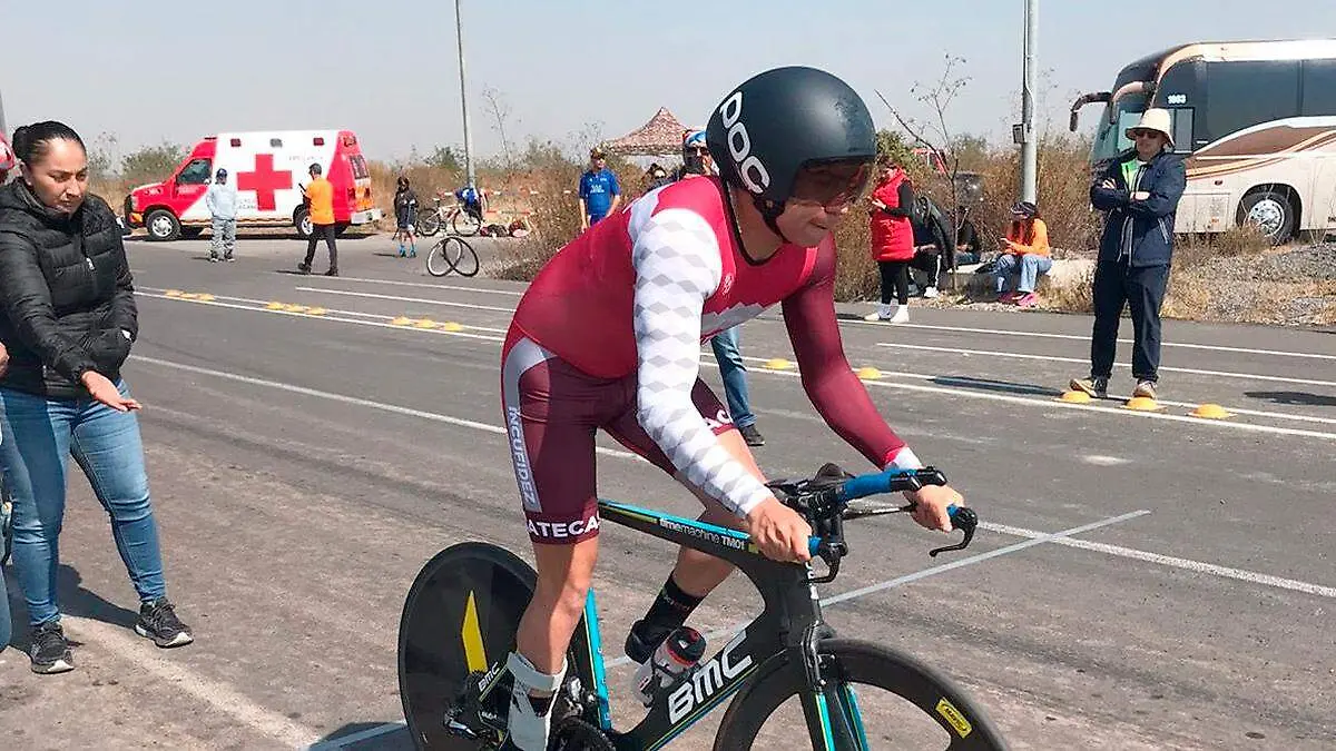 Ciclista José Ángel Morales Flores