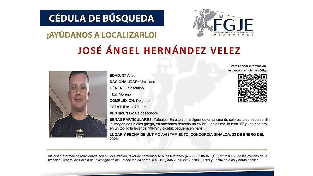 Cédula de búsqueda ingeniero zacatecano