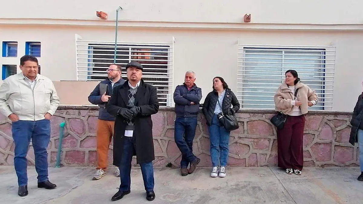 Alumnos y maestros protestan en el CAM Zacatecas