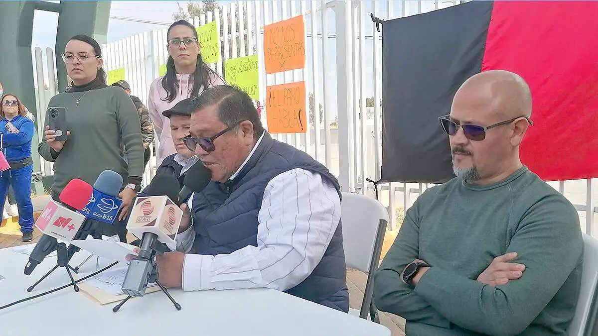 Conferencia de prensa del SUTUTEZ