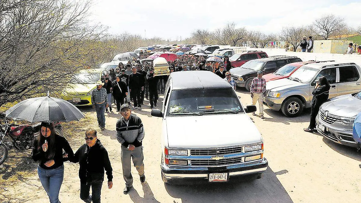 Cortejo fúnebre en Cañitas de Felipe Pescador