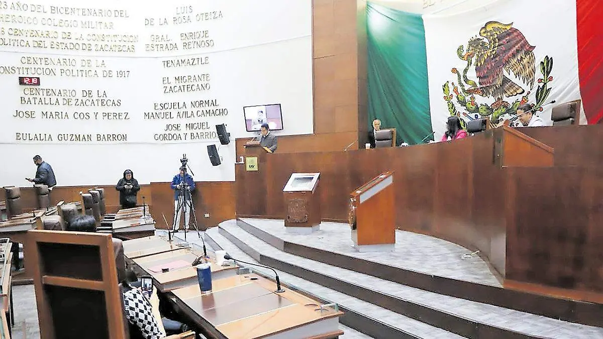 Pleno del Congreso del estado de Zacatecas