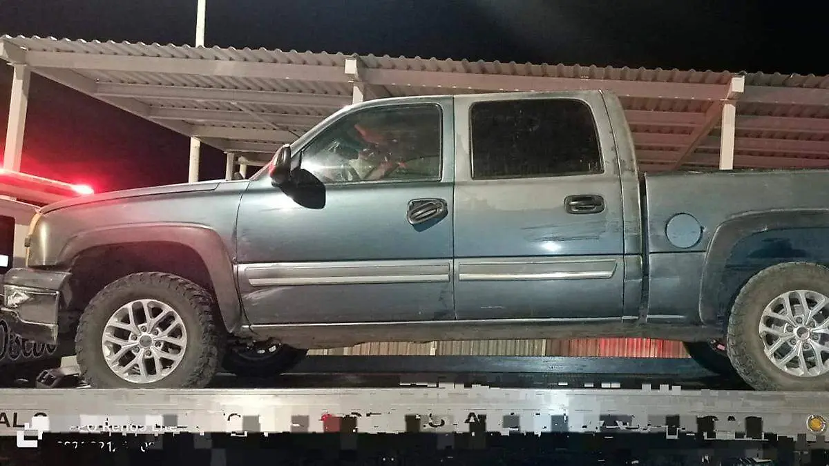 Vehículo asegurado durante operativo en Villanueva, Zacatecas