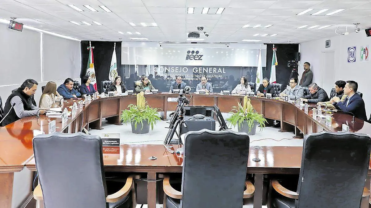 Sesión del Consejo General del IEEZ